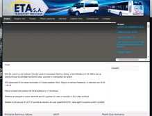 Tablet Screenshot of eta-bus.ro